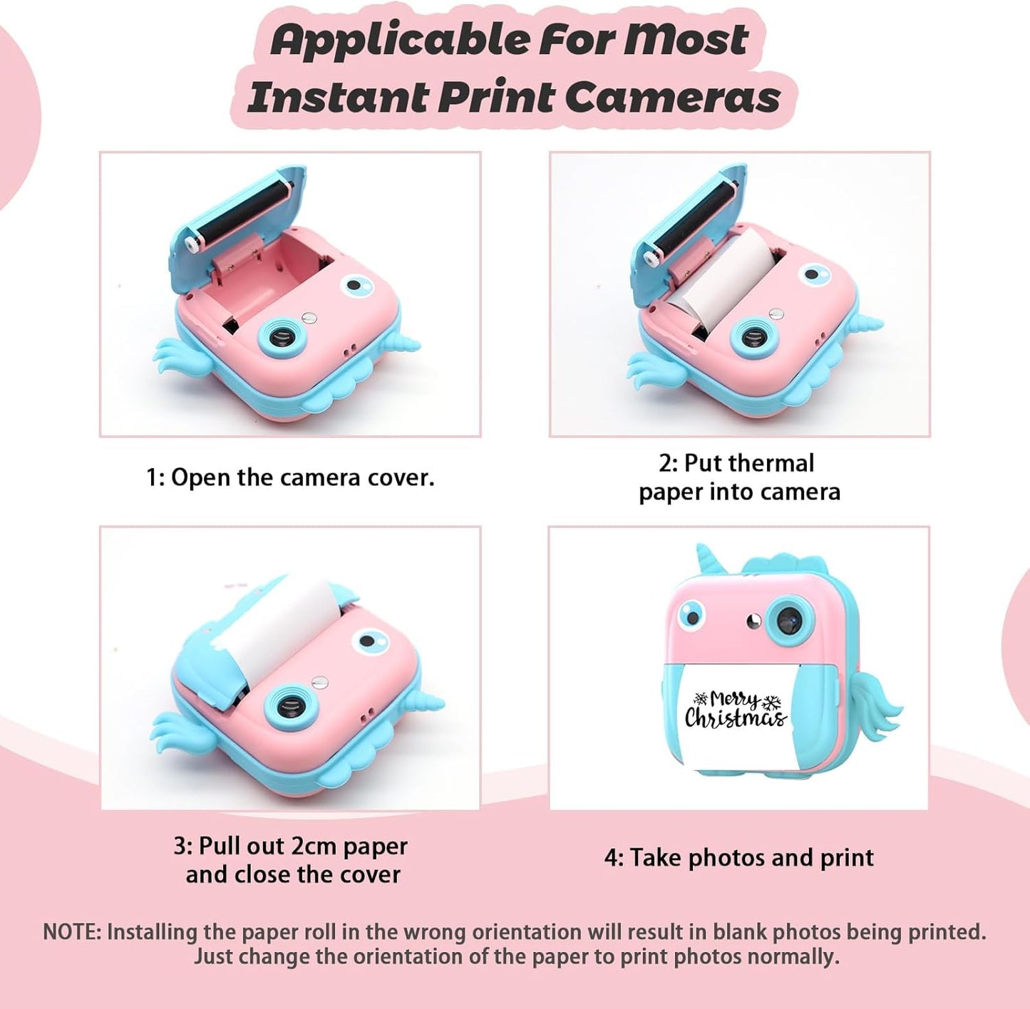 10 Rolls Thermal Printer Paper, White Printer Paper For Mini Sticker Receipt Printer Portable Bluetooth Pocket Printer, Mini Printer Paper Refill For Most Mini Thermal Printer, Non-sticker Paper